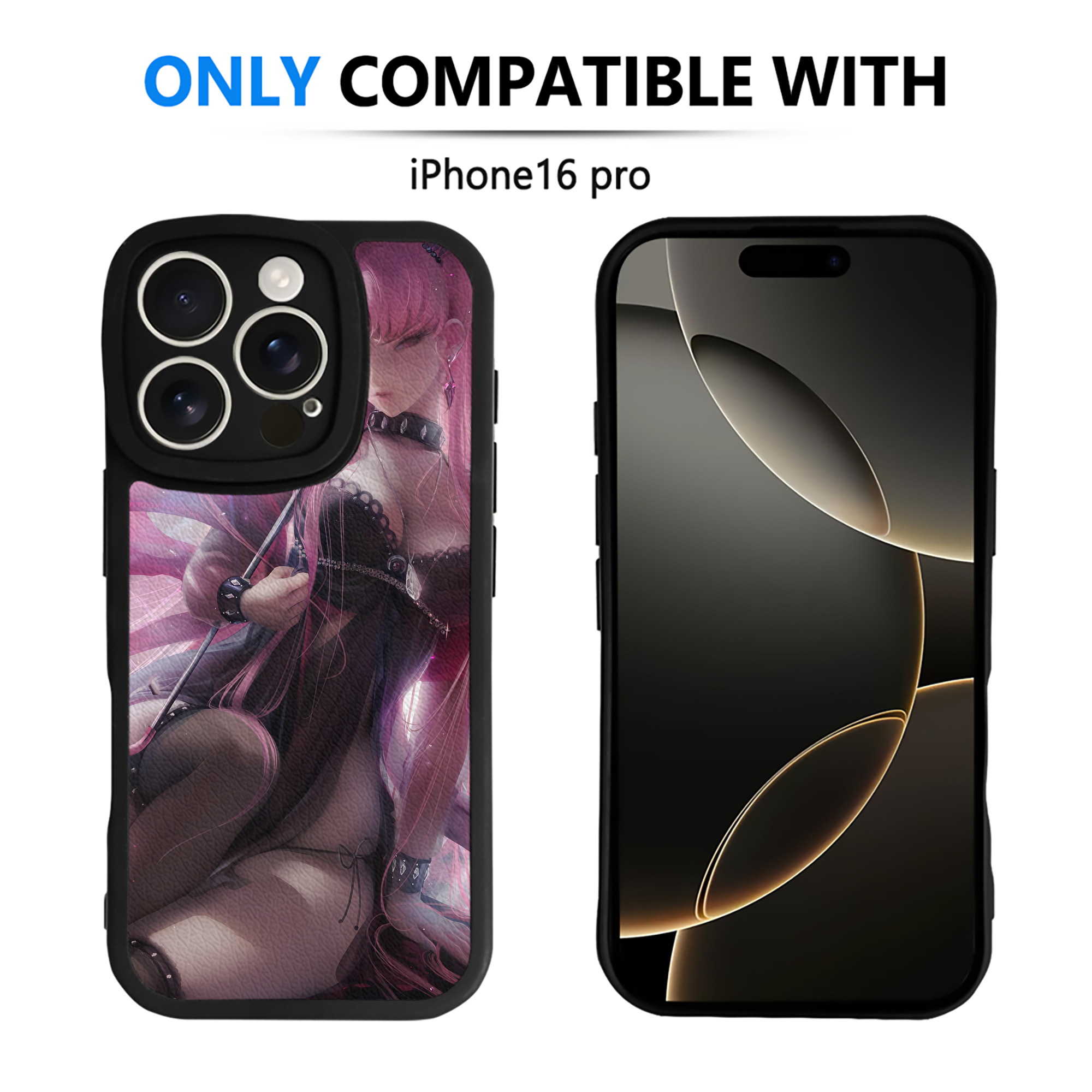 （画像用） 美少女戦士セーラームーン Sailor Moon 【iPhone 16シリーズ対応】シリコンスマホケース（レザー調） 材質：シリコン